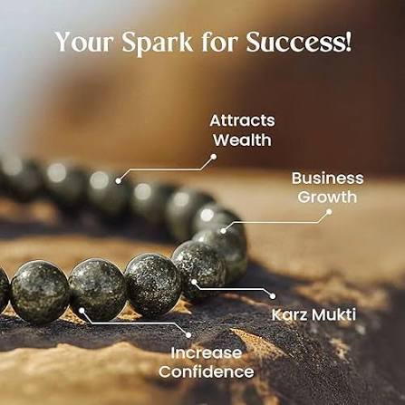 Pyrite Bracelet( polished) - Certified