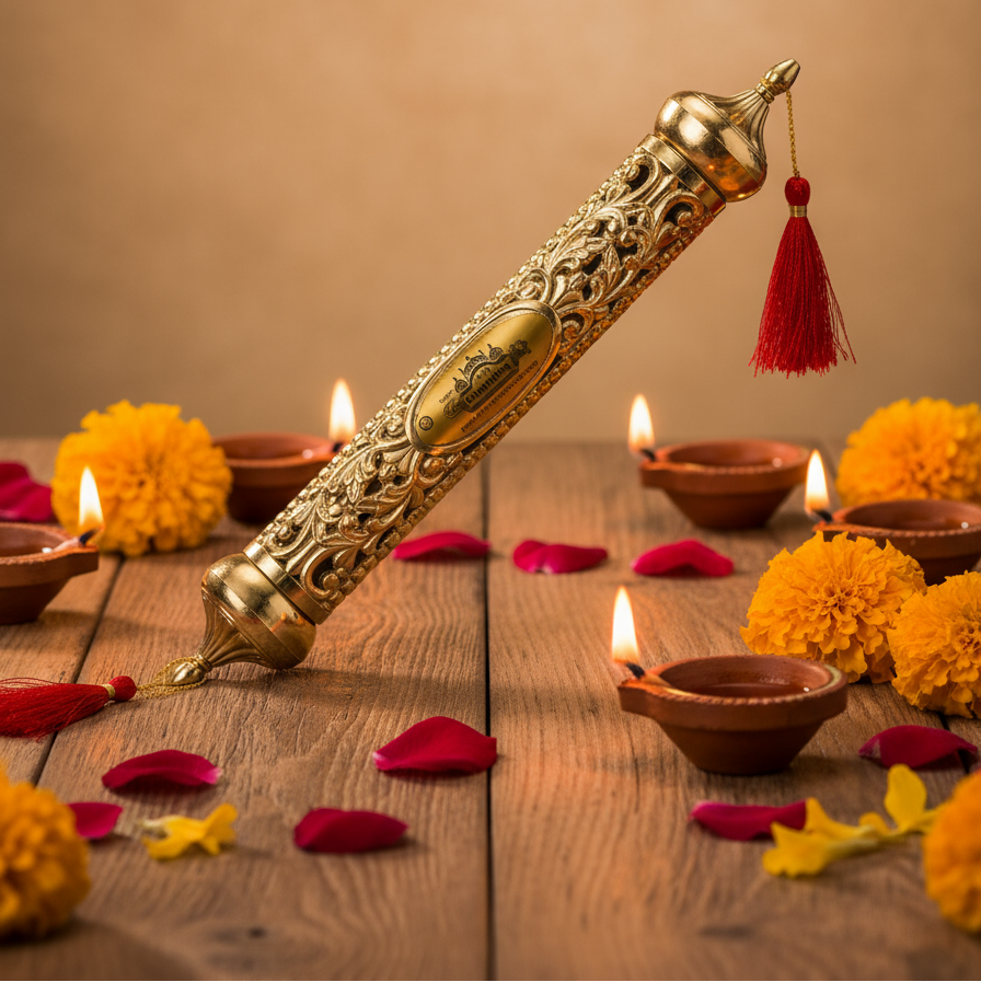 Orkay Fragrance FINE CHANDAN Pure Mysore Sandal Sticks (1 stick)