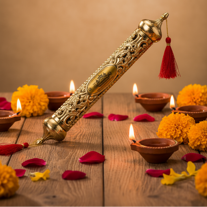 Orkay Fragrance FINE CHANDAN Pure Mysore Sandal Sticks (1 stick)