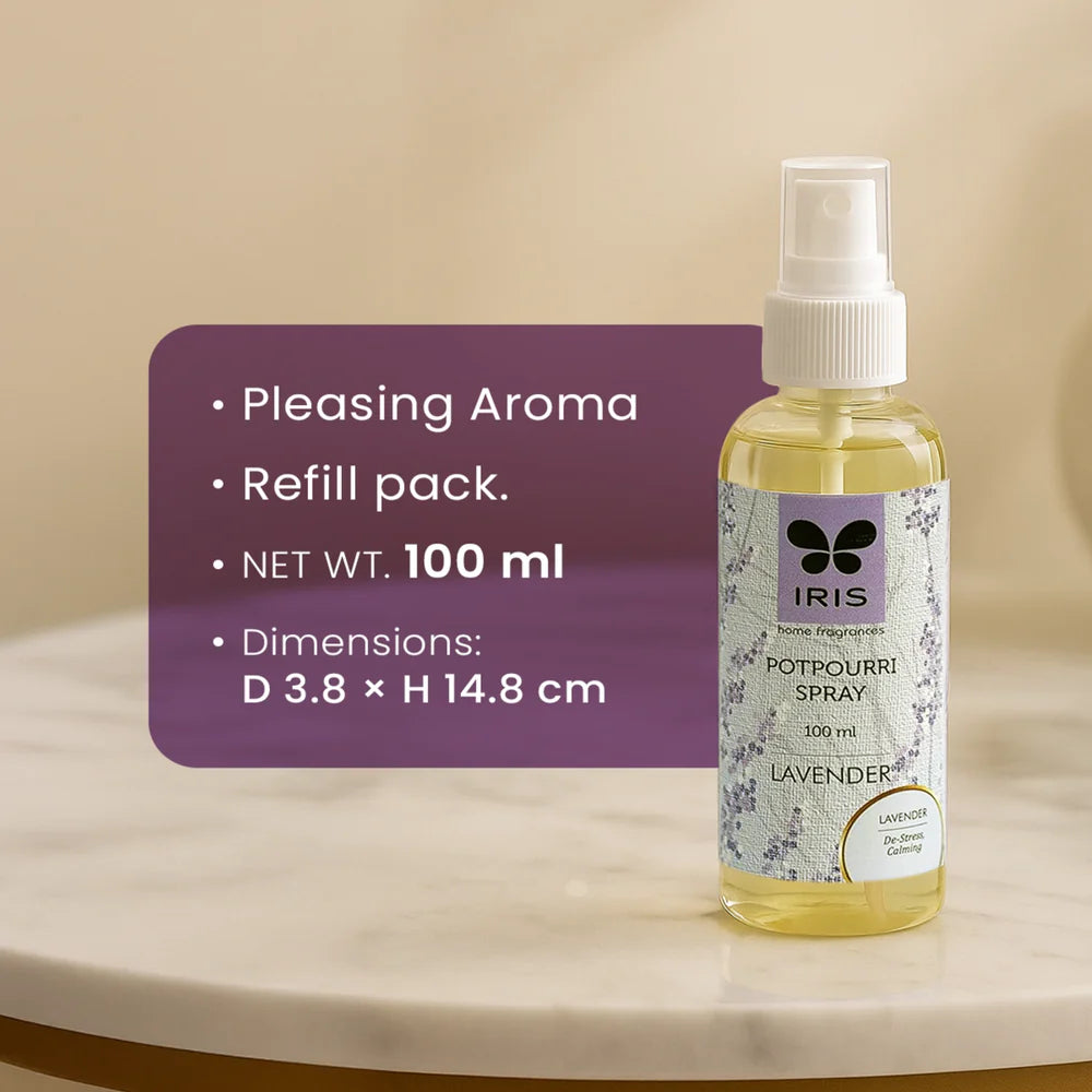 Iris Fragrances LAVENDER Potpourri Spray Oils (100ml)