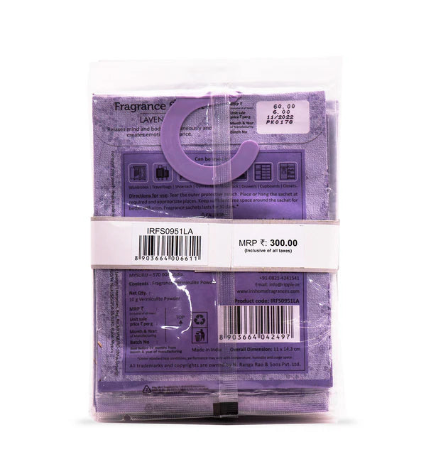 IRIS LAVENDER Fragrance Sachet