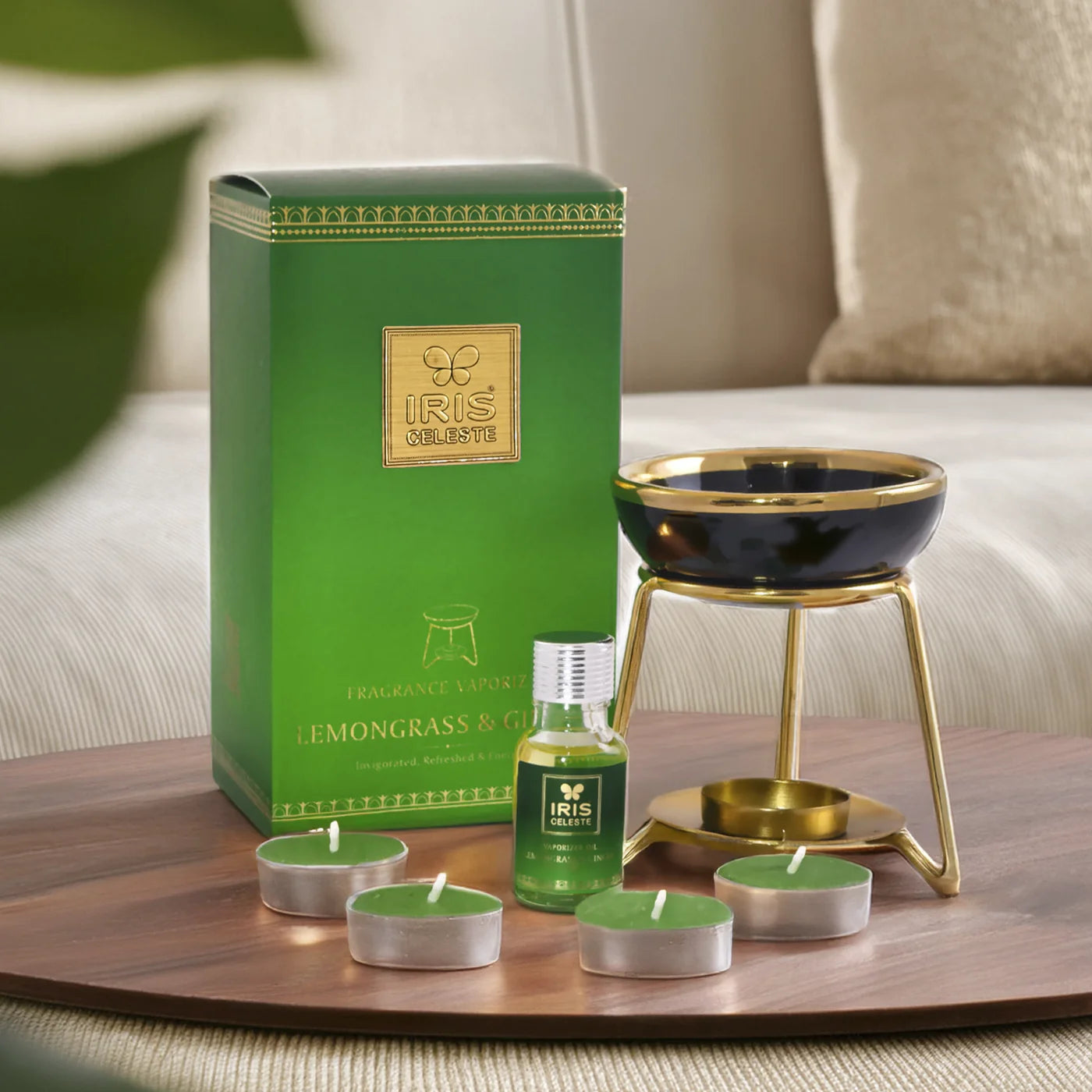 IRIS Celeste Lemon Grass & Ginger Fragrance Vaporizer bowl (15ml)