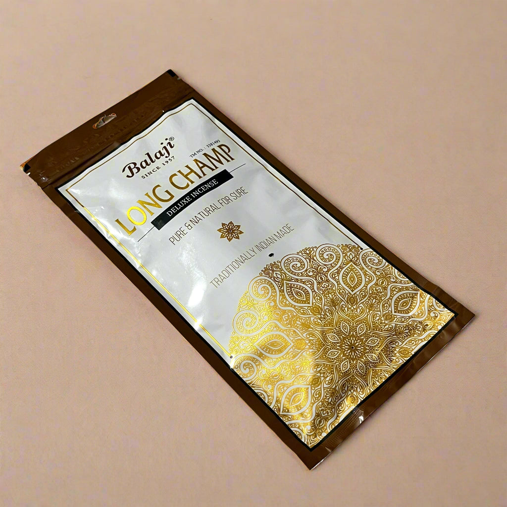 Balaji LONG CHAMP Incense Sticks Zipper (100 gms)