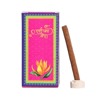 Malaan Gaudhoop SWARN CHAMPA Bambooless Dhoop sticks (15 pcs)