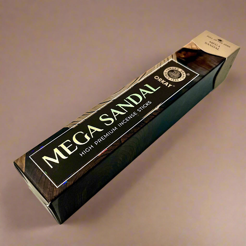 Orkay Fragrances MEGA SANDAL high Premium Incense  Sticks (10 sticks)