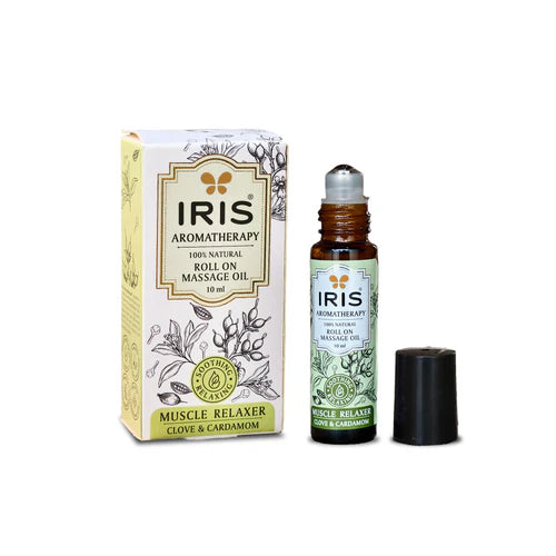 Iris MUSCLE RELAX Roll On Massage Oil (10ml)
