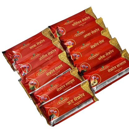 Krishnakala SAFFRON DARBAR Premium Dhoop (100 sticks)