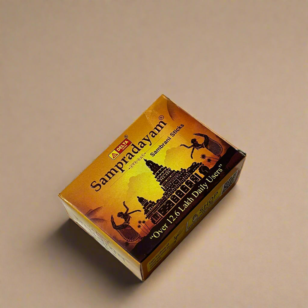 Delta SAMPRADAYAM Sambrani Sticks (12 X 16 Dhoop sticks)