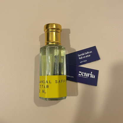Zenvia SANDAL SAFFRON Attar (12ml)
