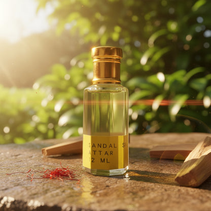 Zenvia SANDAL SAFFRON Attar (12ml)