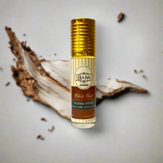 Baba Attarwala White Oudh Roll On Attar (6 ml)