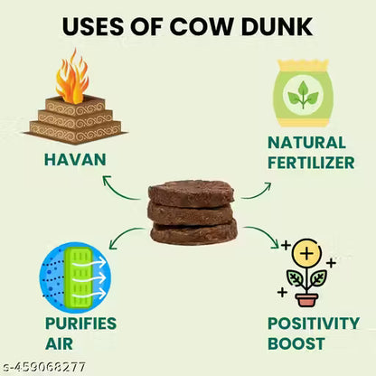 GOMADHI Cow Dung Cakes (10 cakes)