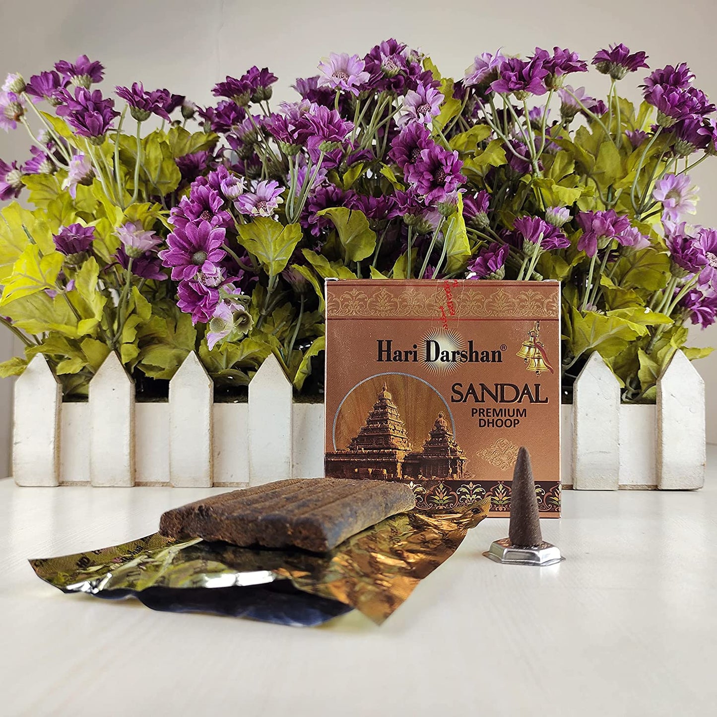 Hari Darshan TEMPLE SANDAL Premium Dhoop Wet Dhoop Sticks (100 gms)