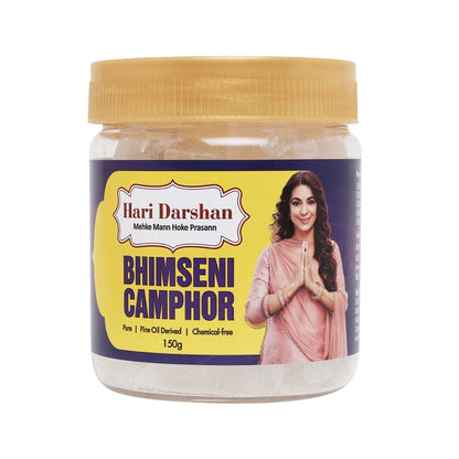 Hari Darshan Pure Bhimseni Camphor Jar (150 gms)