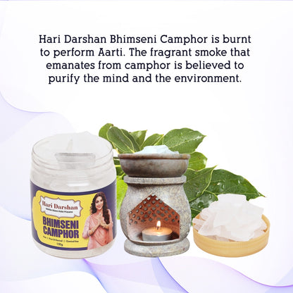 Hari Darshan Pure Bhimseni Camphor Jar (250 gms)