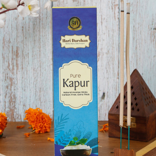 Hari Darshan PURE KAPUR Natural Incense Sticks (60 gms)