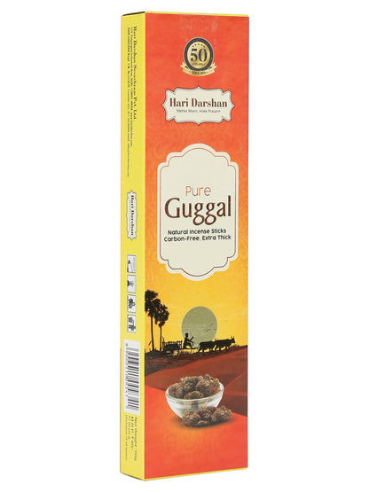 Hari Darshan PURE GUGGAL Natural Incense Sticks (60 gms)