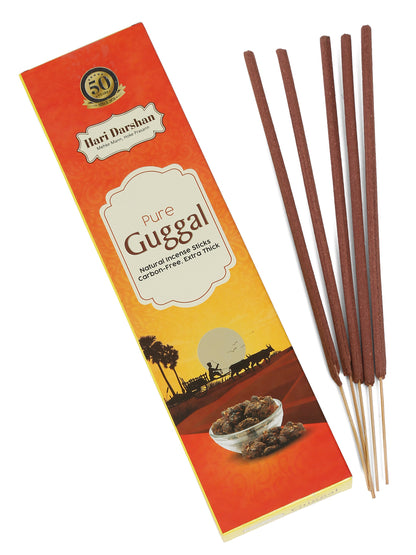 Hari Darshan PURE GUGGAL Natural Incense Sticks (60 gms)