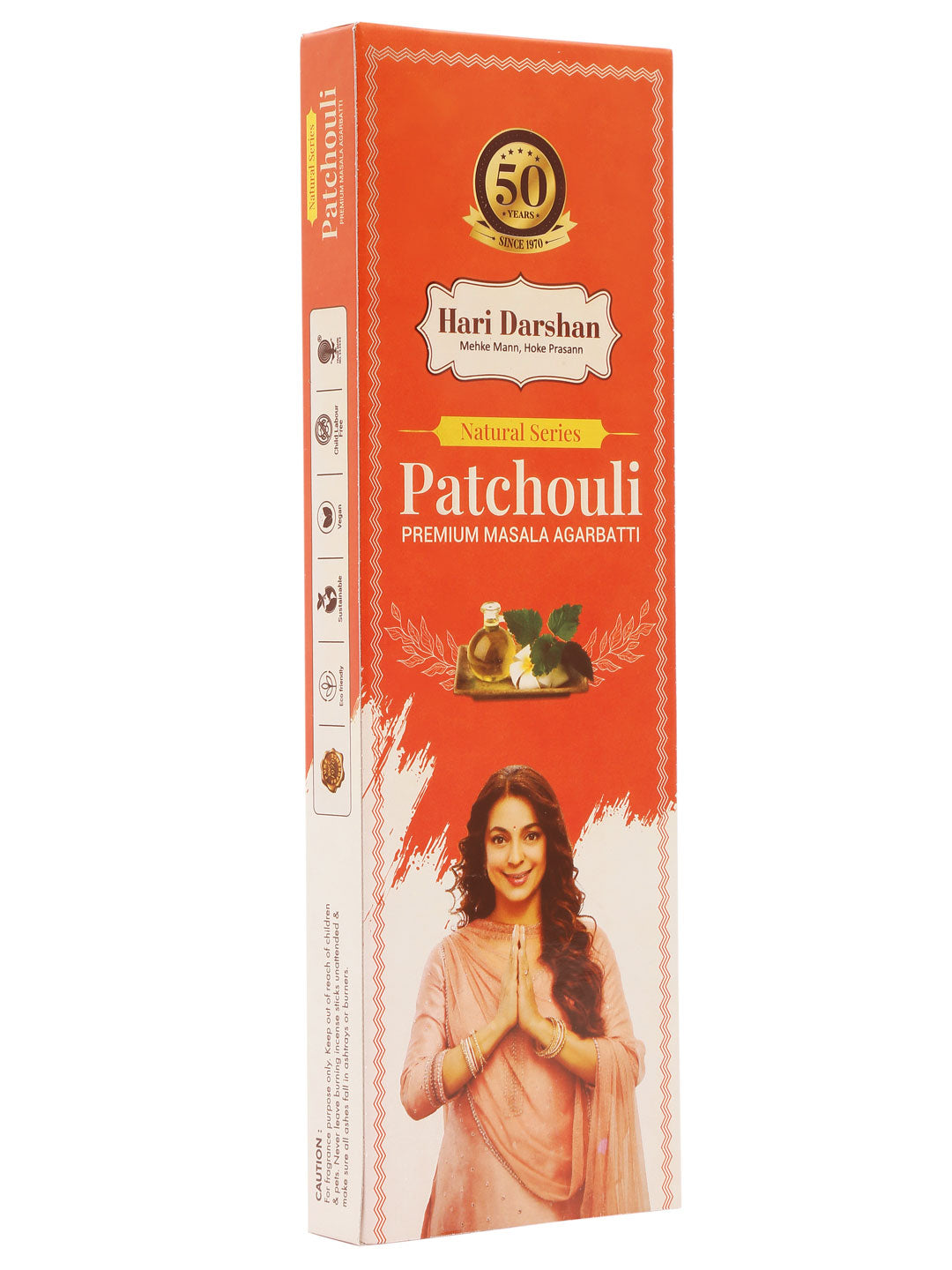 Hari Darshan Natural Series PATCHOULI Premium Masala Agarbatti (60 gms)