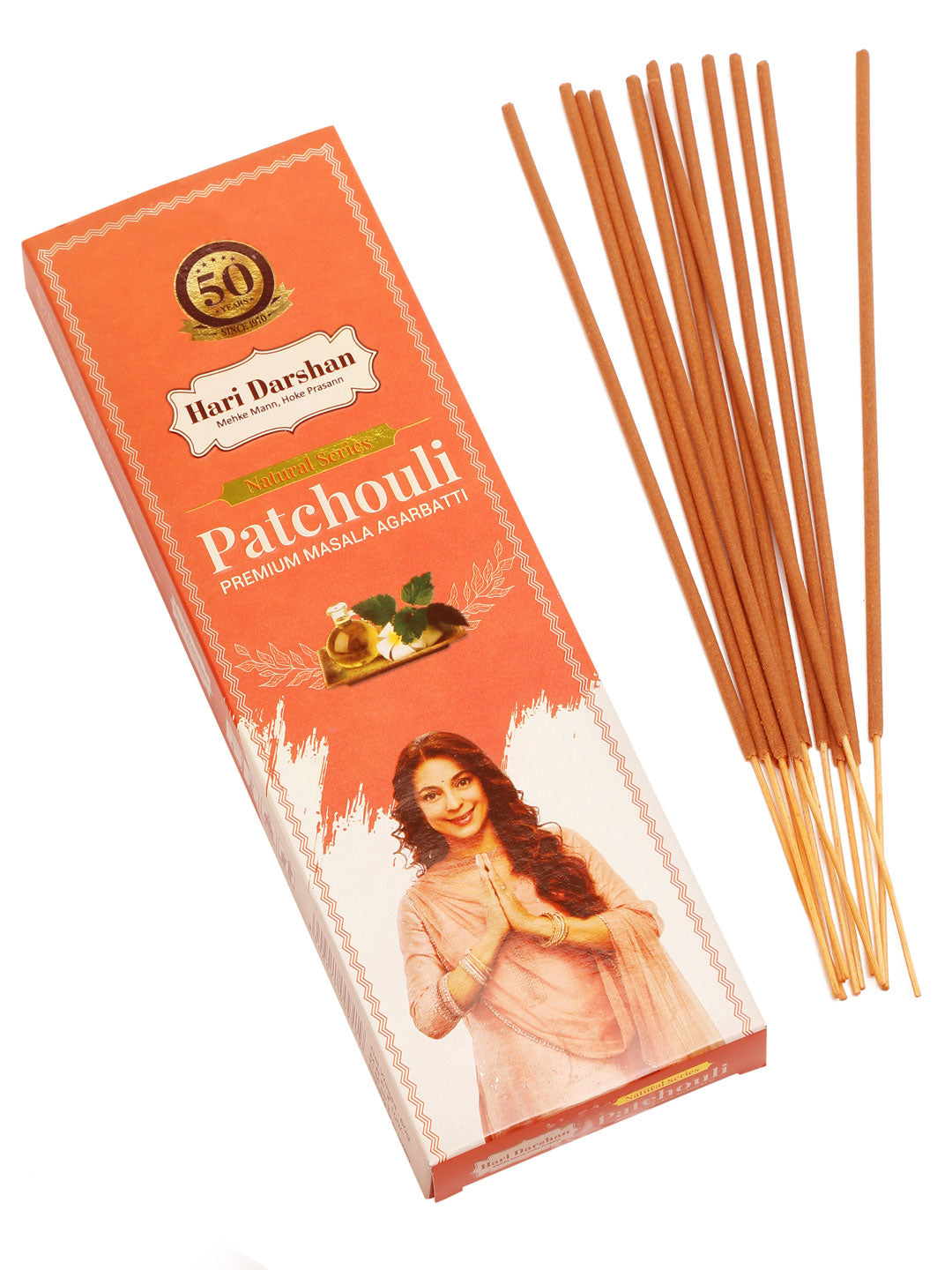 Hari Darshan Natural Series PATCHOULI Premium Masala Agarbatti (60 gms)