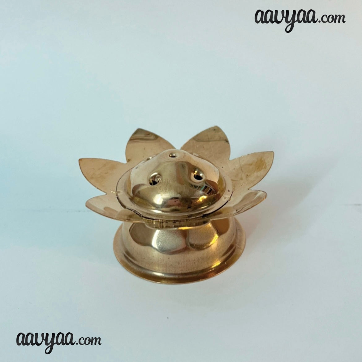 Aavyaa Brass Flower Agarbatti Stand