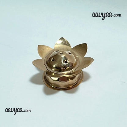 Aavyaa Brass Flower Agarbatti Stand