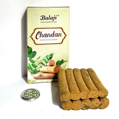 Balaji CHANDAN Premium Wet Dhoop Sticks (10 sticks)