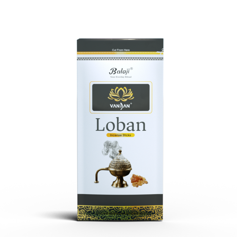 Balaji Vandan LOBAN Incense Sticks Zipper (120 gms)