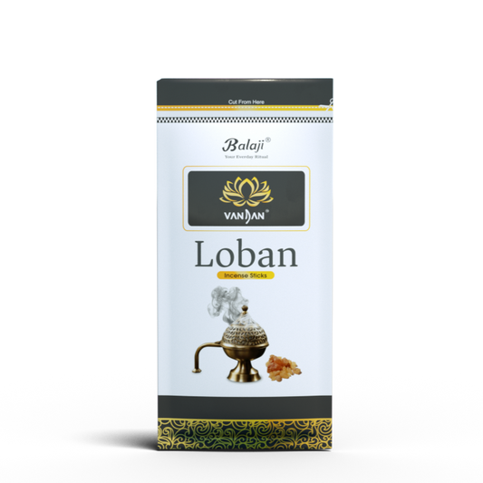 Balaji Vandan LOBAN Incense Sticks Zipper (120 gms)