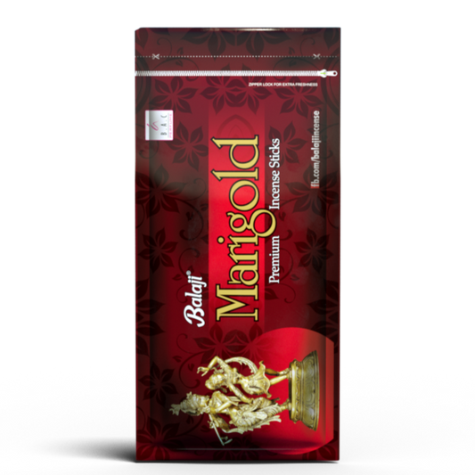 Balaji MARIGOLD Incense Sticks Zipper (120 gms)