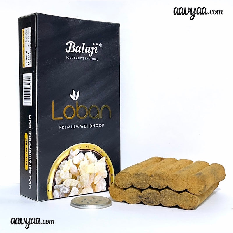 Balaji LOBAN Premium Wet Dhoop Sticks (10 sticks)