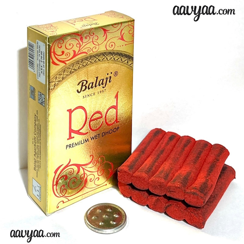 Balaji RED Premium Wet Dhoop (10 sticks)