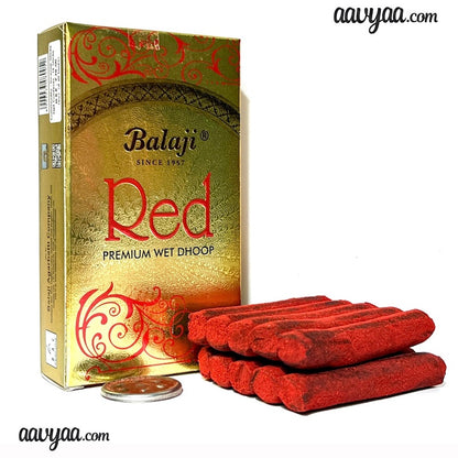 Balaji RED Premium Wet Dhoop (10 sticks)