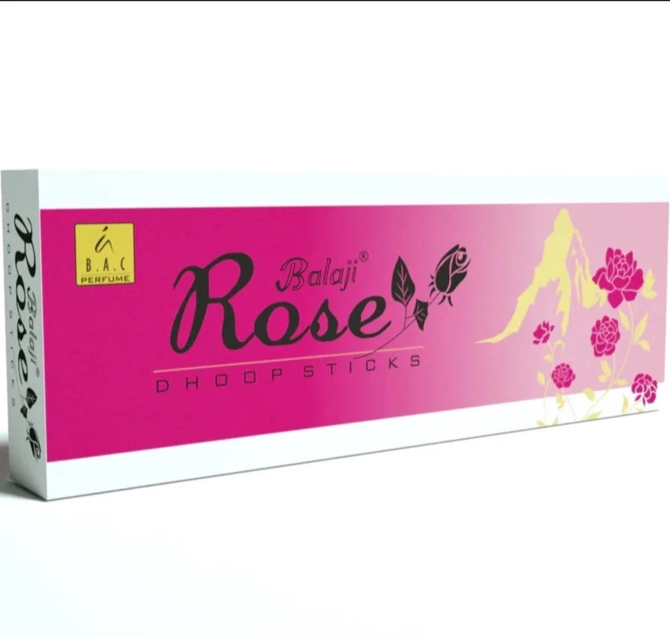Balaji ROSE Dhoop Sticks (10 Stick)