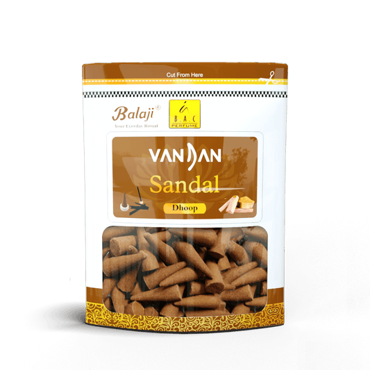 Balaji VANDAN SANDAL Dhoop Cones (120 gms)