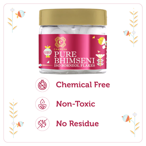 Camveda Pure Bhimseni Camphor (100 gms)