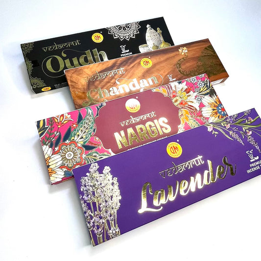 Combo of 4 Om Brand VEDAMRUT Incense Sticks (200 gms)