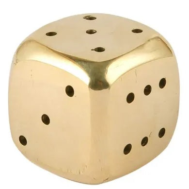 Aavyaa Brass Dice Incense Holder - Agarbatti Stand