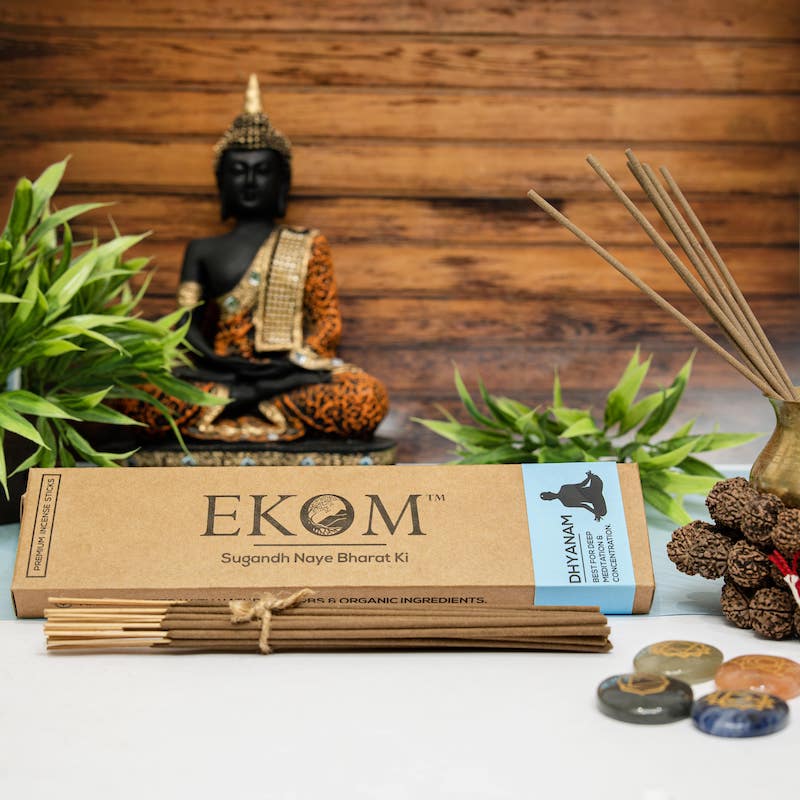 Ekom DHAYANAM Premium Incense Sticks (42 sticks)