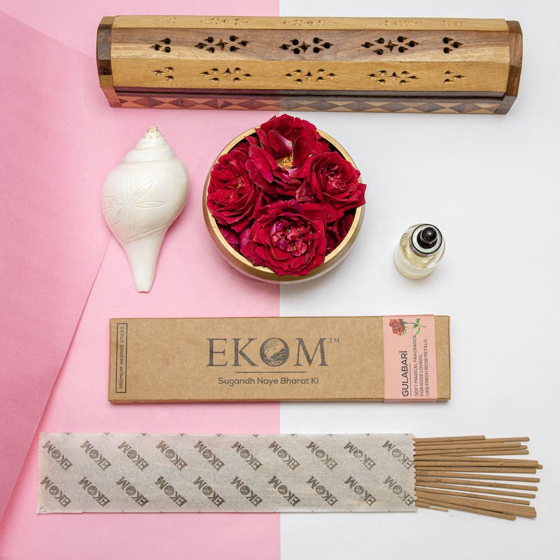 Ekom GULABARI Premium Incense Sticks (42 sticks)