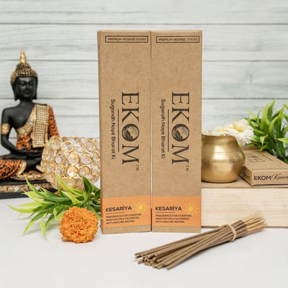 Ekom KESARIYA Premium Incense Sticks (42 sticks)