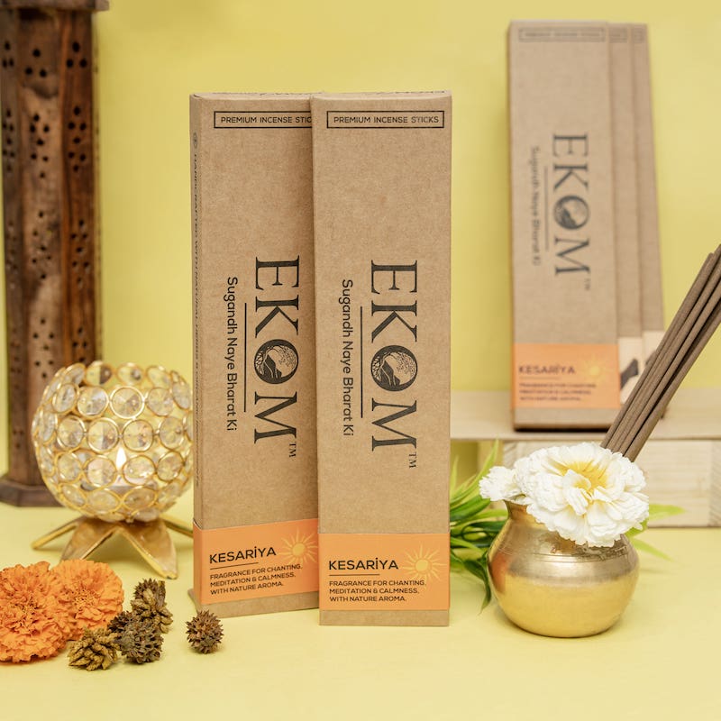 Ekom KESARIYA Premium Incense Sticks (42 sticks)