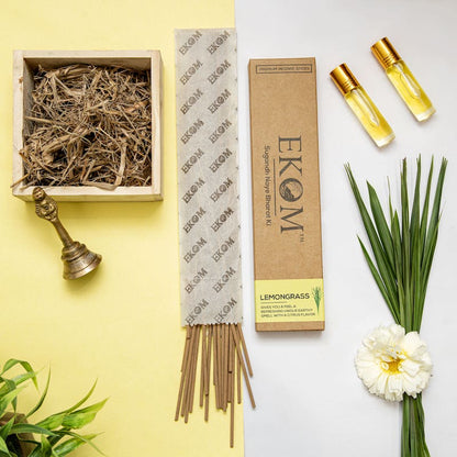 Ekom LEMONGRASS Premium Incense Sticks (42 sticks)