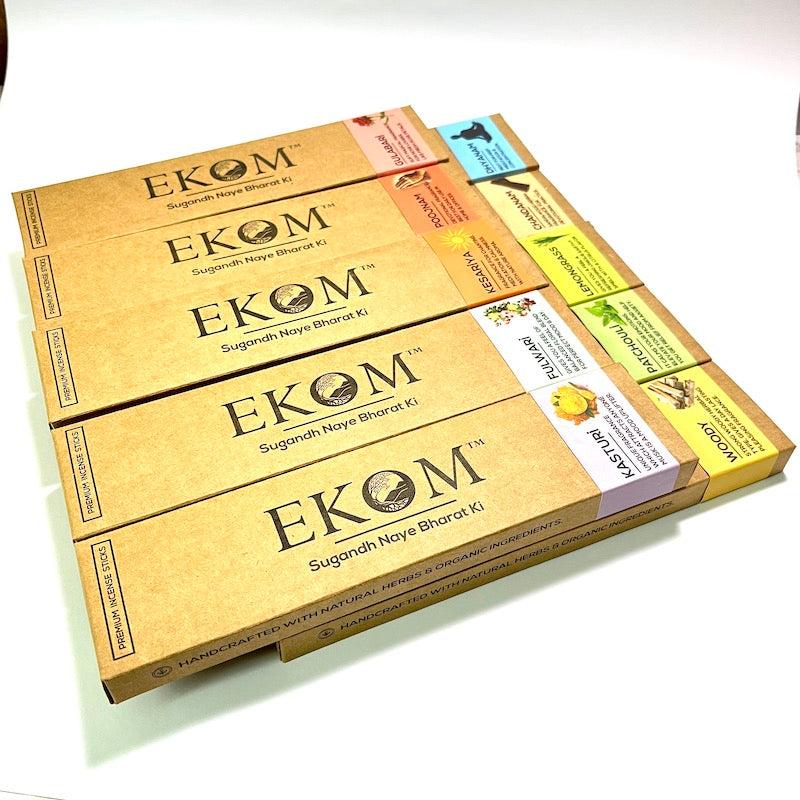 Combo of 10 Ekom Premium Incense Sticks (420 sticks)