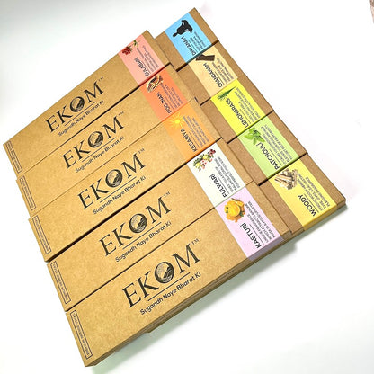 Combo of 10 Ekom Premium Incense Sticks (420 sticks)