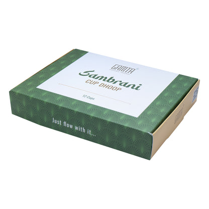 Gamta SAMBRANI Organic Cup Dhoop (12 cups)