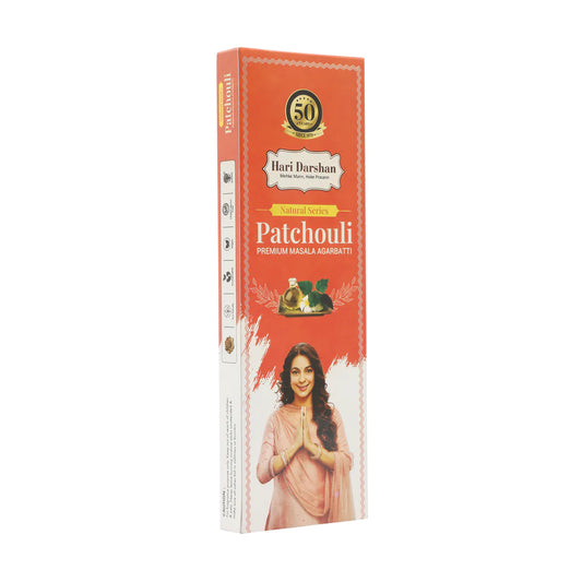 Hari Darshan Natural Series PATCHOULI Premium Masala Agarbatti (60 gms)