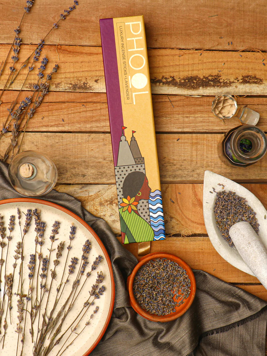 Phool LAVENDER Luxury Incense Sticks (40 sticks)