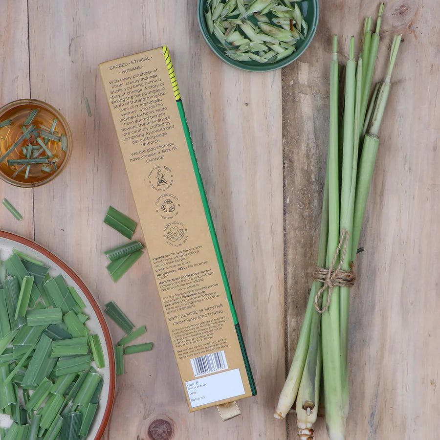 Phool LEMONGRASS Luxury Incense Sticks (40 sticks)