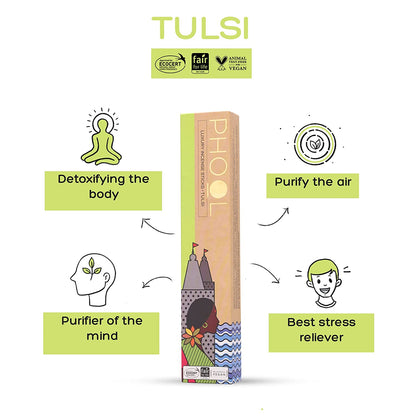 Phool TULSI Luxury Incense Sticks (40 sticks)